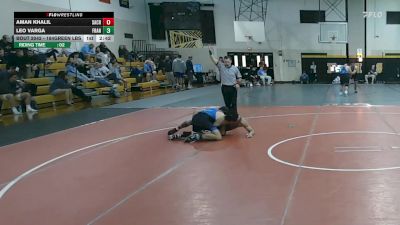 184Green lbs Rr Rnd 3 - Aman Khalil, Sacred Heart vs Leo Varga, Franklin & Marshall