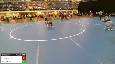 7th - 8th grade - 88 Cons. Round 2 - Jaxton Kruger, Immortal Athletics WC vs Maddex Maurer, Big Game Wrestling Club