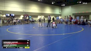 120 lbs Placement Matches (16 Team) - Zander Samargia, Tennessee Valley vs Leonardo Sanchez, Coastline Red Tide