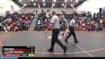 195 lbs Semifinal - Tyson Irby-Brownsen, Boulder City vs Luke Evans, Pleasant Grove