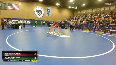 105 lbs Semifinal - Jaynica Trevino, Pioneer Valley vs Jenniyah Duarte, Sanger