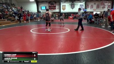 132 lbs Round 5 - Aaron Boone, Washington vs Korbin Camp, Van Buren County