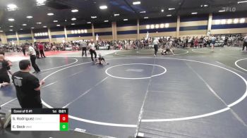 43 lbs Consi Of 8 #1 - Scarlet Rodriguez, Coachella Valley WC vs Elijah Beck, War Dogs