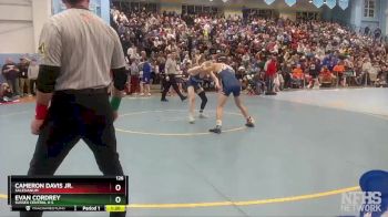 126 lbs Quarterfinal - Evan Cordrey, Sussex Central H S vs Cameron Davis Jr., Salesianum
