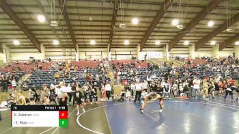 76 lbs Quarterfinal - Esiah Rios, Idaho Gold vs Robinson Zukeran, Stallions Wrestling Club