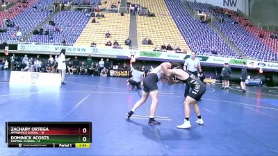 157 lbs Round 1 (8 Team) - Zachary Ortega, Apprentice School vs Dominick Acosts, Central Florida