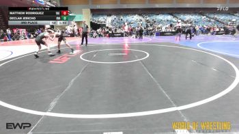 100 lbs 3rd Place - Matthew Rodriguez, The Valley Wrestling Club vs Declan Jericho, Belle Vernon