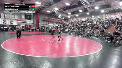 120 lbs Champ. Round 3 - Jocelyn Chacon, Mission Viejo vs Randi DeGracia, Riverside Poly