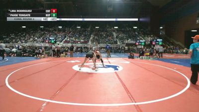 130 lbs Cons. Round 3 - Paige Tongate, Rock Springs vs Lina Rodriguez, Central