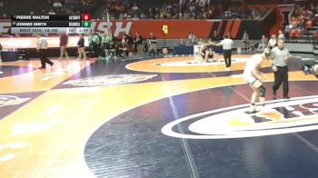 1A 165 lbs Champ. Round 1 - Pierre Walton, Belleville (Althoff Catholic) vs Jonner Smith, Savanna (West Carroll)