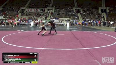 1A-4A 175 Cons. Round 2 - La`jarian Riley, Escambia County vs Tristan Crossley, Walter Wellborn