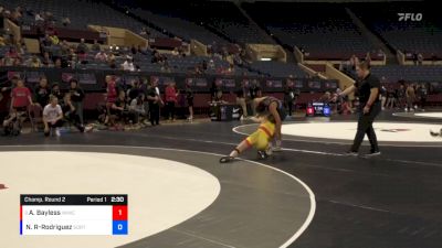 50 lbs Champ. Round 2 - Ava Bayless, Iowa Womens Wrestling Club vs Natalie Reyna-Rodriguez, Southern Oregon Regional Training Center