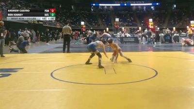 110 lbs Round Of 16 - Andrew Castro, Pennsbury vs Ben Kinney, Butler