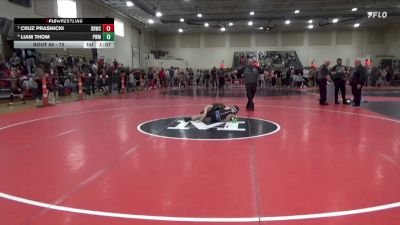75 lbs Semifinal - Cruz Prasnicki, Dakota Boyz Wrestling Club vs Liam Thom, Pursuit Wrestling Minnesota