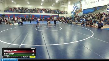 126 lbs Champ. Round 1 - Dom Garza, Hanford vs Mason Rogers, Coeur D Alene