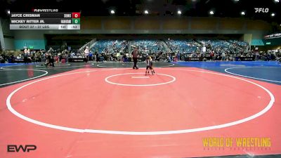 37 lbs 3rd Place - Jayce Crisman, Salem Elite Mat Club vs Mickey Ritter Jr., Fallon Outlaws Wrestling Club