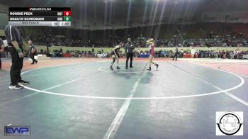 105 lbs 3rd Place - Rowdie Peck, Hinton Comets vs Brailyn Schroeder, Kingfisher YellowJackets