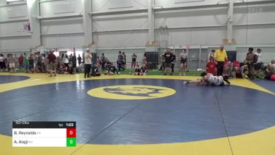 152-C lbs Consi Of 16 #2 - Brayden Reynolds, PA vs Abdelraheem Alajji, NY