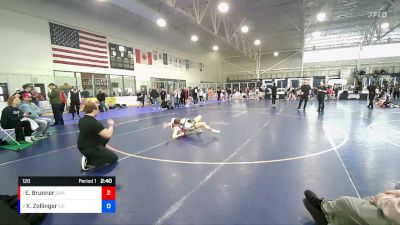 120 lbs 3rd Place Match - Elliza Brunner, Sanderson Wrestling Academy vs Xoey Zollinger, East Idaho Elite