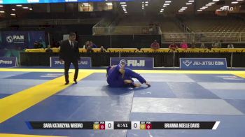 Brianna Noelle Davis vs Sara Katarzyna Wiedro 2025 Pan Jiu Jitsu IBJJF Championship