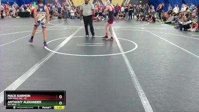 92 lbs Round 1 (8 Team) - Mack Karmon, Ohio Gold 24k vs Anthony Alexander, WV Wild