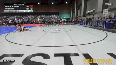 160 lbs Round Of 16 - Hudson Wohlers, Horns Up Wrestling vs Hans Kamm, Salem Elite Mat Club
