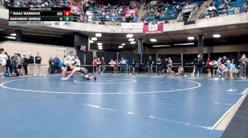 157 lbs Champ. Round 2 - Isaac Warnock, Unattached vs Gustanvo Quiroz, Hersey