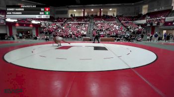 135 lbs Final - Corey Harris, Tulsa Union Girls vs Ava Toumbs, Marlow High School Girls