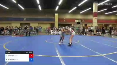 57 kg Round Of 16 - Jerzie Estrada, ET Wrestling vs Ashley Whetzal, Arkansas