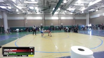 120 lbs Cons. Round 2 - Jadon Moreno, Calvary Chapel vs Kole Crafton, Serrano