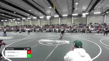 58 lbs Semifinal - Loran Richmeier, Farmington Youth Wrestling vs Amen Medeles, Adams City WC