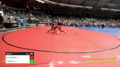 95 lbs Round Of 32 - Matthew Esqueda, OCRTC vs Payten Sorbel, Flat Earth Wrestling Club