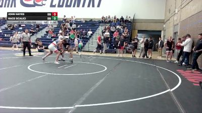 153-158 lbs Round 1 - John Hayes, Unattached vs Race Scalici, Unattached