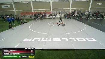 49 lbs Quarterfinal - Ryker Henderson, Top Of The Rock WC vs Israel Jimenez, Grindhouse WC