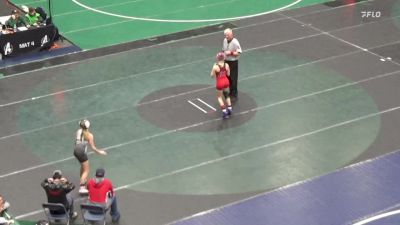 112 lbs Consi Of 8 #2 - Brystol Hess, West Perry vs Miley Rudish, Slippery Rock