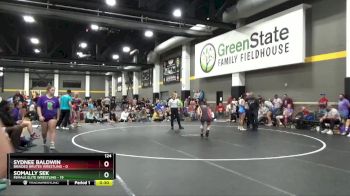 118 lbs Round 1 (16 Team) - Kaylyn Harrill, Nebraska Wrestling Academy vs Averi Peterson, BVWC Blue