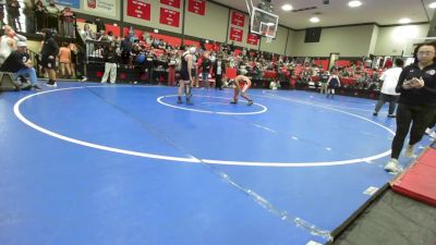 92 lbs Quarterfinal - Evan Hulbutta, Wilson-Henryetta vs Abel Sheline, Bartlesville