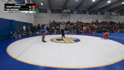 148 lbs Champ. Round 3 - Joseph Toscano, Buchanan vs Juel Martinez, Gilroy