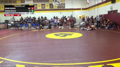 184 lbs Cons. Round 3 - Conor Boyle, Lassen College vs Adam Arvizu, Sacramento City College