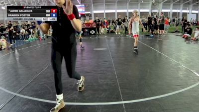 94 lbs Champ. Round 2 - Jarek Gallegos, Colorado vs Braiden Foster, Nevada