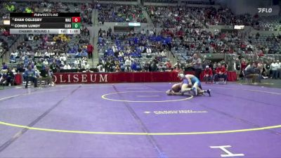 157 lbs Champ. Round 1 - Evan Oglesby, Maconaquah vs Cohen Lundy, Elkhart