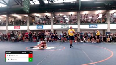 88-99 lbs Round 1 - Nathan Lower, RockRidge vs Frankie Pichler, Ozark Wrestling Club