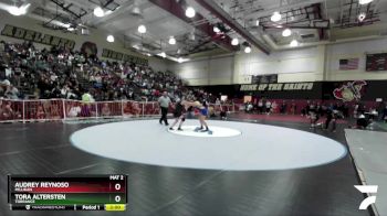 140 lbs Semifinal - Tora Altersten, Torrance vs Audrey Reynoso, Millikan