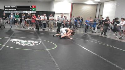 157 lbs Round Of 128 - Didier Novoa, FL vs Austin Paris, UT