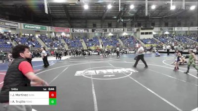 54 lbs Semifinal - Jaxson Martinez, Duran Elite vs Aurelius Trujillo, Pomona Elite