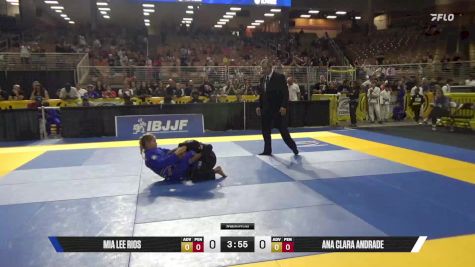 Ana Clara Andrade vs Mia Lee Rios 2025 Pan Kids Jiu-Jitsu IBJJF Championship
