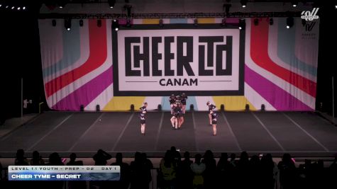 Cheer Tyme - Secret [2026 L1.1 Youth - PREP - D2 Day 1] 2026 CANAM Grand Nationals