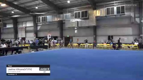 Jaelina Villicana(VT/FX) - Floor, Gymnastics Zone - 2021 Region 1 Women's Championships