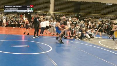 121 lbs Rr Rnd 8 - Nicholas Galorenzo, CTWHALE Beluga - MSE vs Lucas Dorrman, Ruthless Blue - MSE