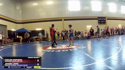 150 lbs Champ. Round 1 - Brevin Cannon, Red Cobra Wrestling Academy vs Nolan Brown, River City Wrestling Club